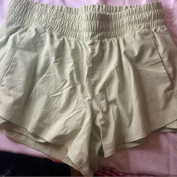 Pants - Women's Light Green Shorts